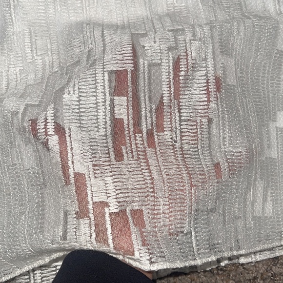 ST. EMILE WHITE SHEER OVERLAY DRESS Sz 10 Very versatile in excellent condition. - Picture 7 of 13